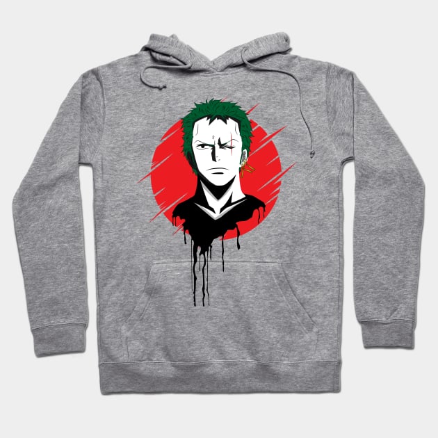 Zoro - One Piece Anime Hoodie by mounier